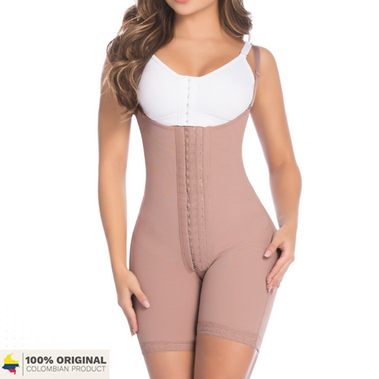 LunaSculpt Shapewear Body – Kolumbianische Kompressions-Faja für Taille, Bauch & Po | Powernet & Lycra | Figurformend & hautpflegend