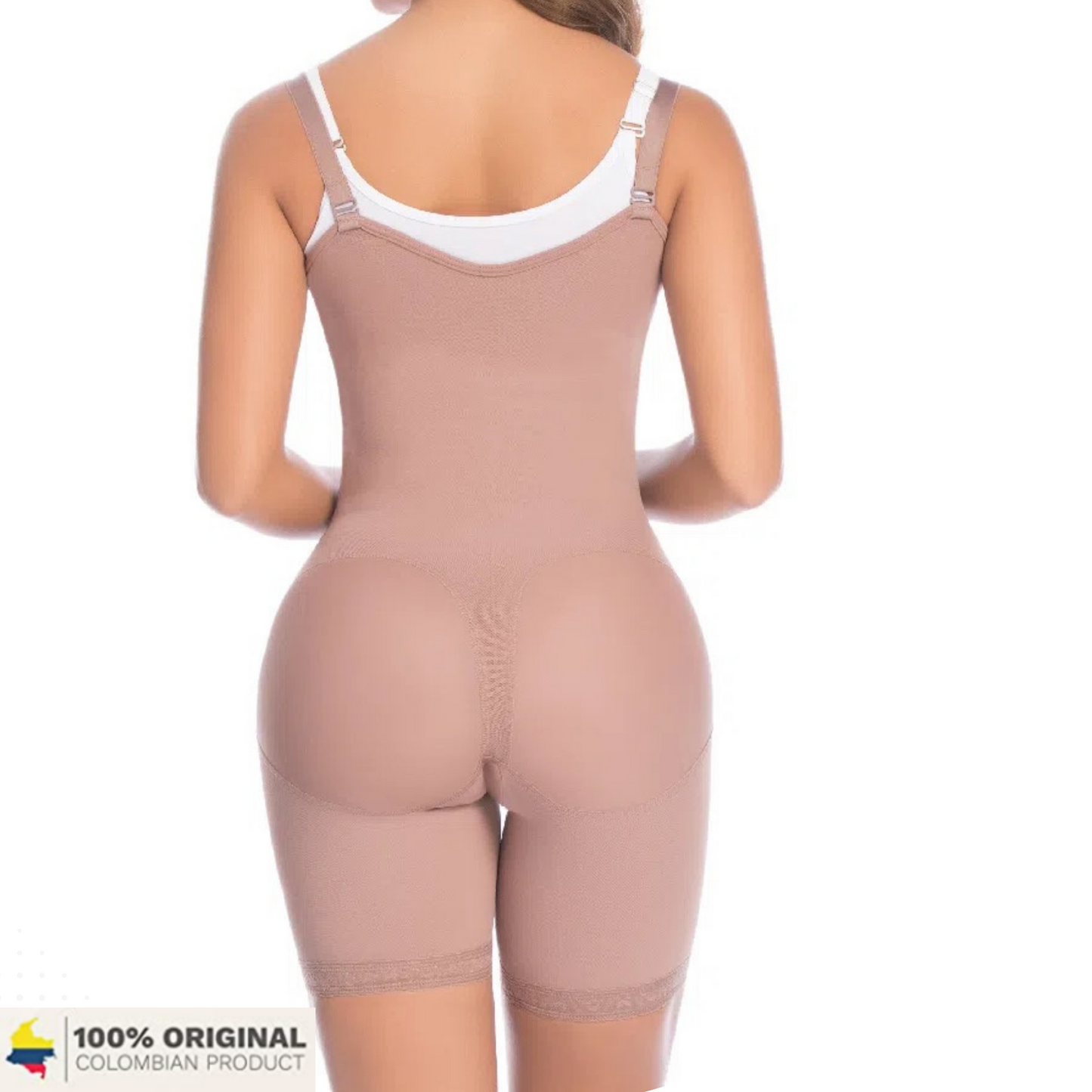 LunaSculpt Shapewear Body – Kolumbianische Kompressions-Faja für Taille, Bauch & Po | Powernet & Lycra | Figurformend & hautpflegend